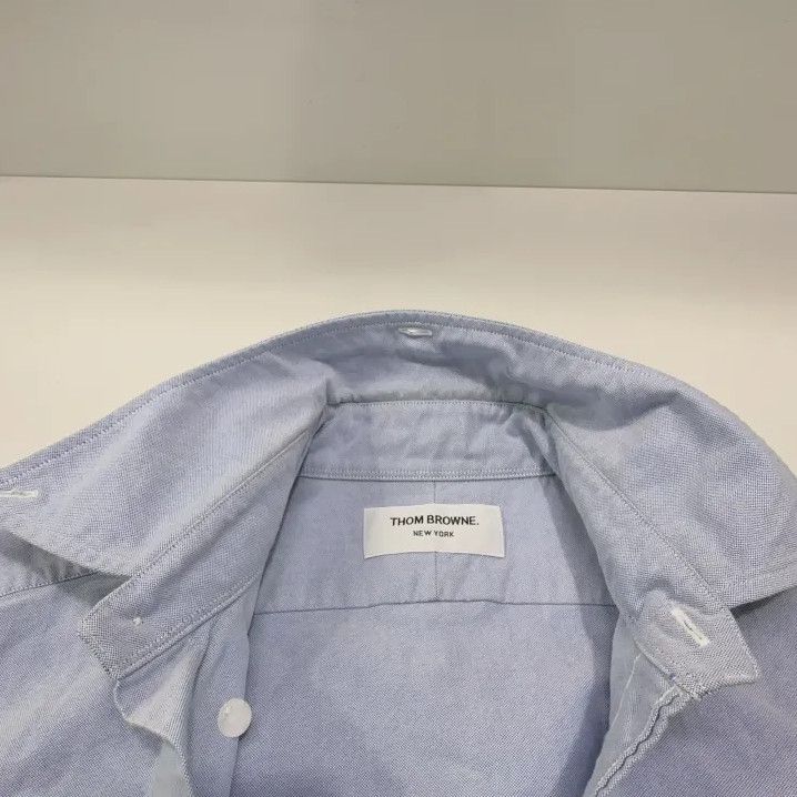 Thom Browne Thom Browne Short Sleeve Striped Shirt for Men Size US S / EU 44-46 / 1 - 7 Thumbnail