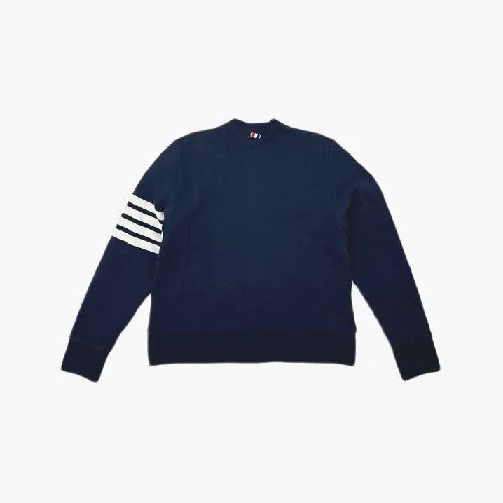 Thom Browne Thom Browne Classic V-Neck Cotton Knit Sweater Size US S / EU 44-46 / 1 - 3 Thumbnail