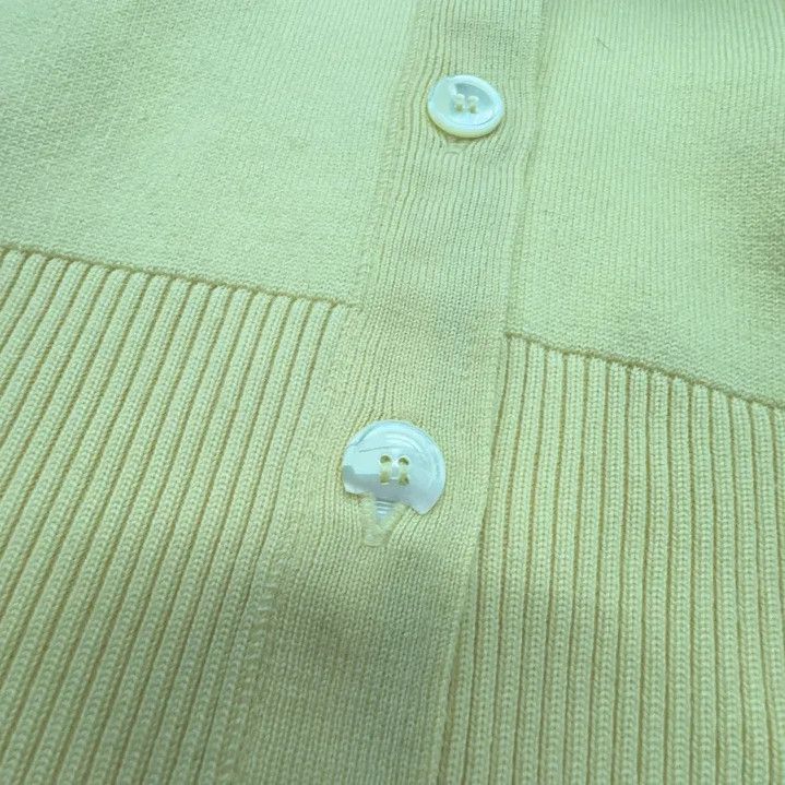 Thom Browne Thom Browne Yellow Knit Cardigan for All Size US M / EU 48-50 / 2 - 6 Thumbnail