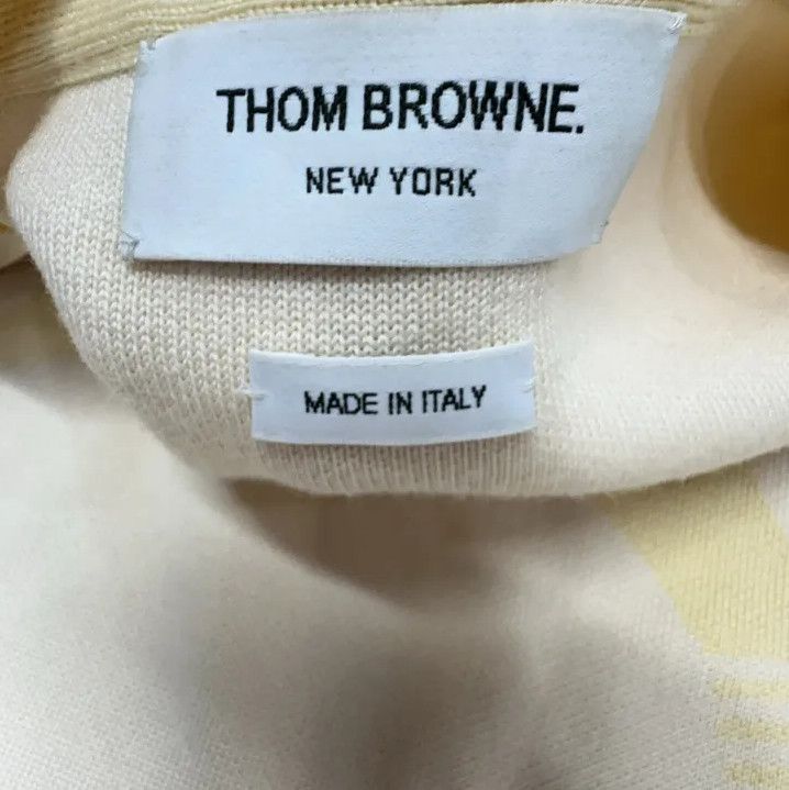 Thom Browne Thom Browne Yellow Knit Cardigan for All Size US M / EU 48-50 / 2 - 5 Thumbnail