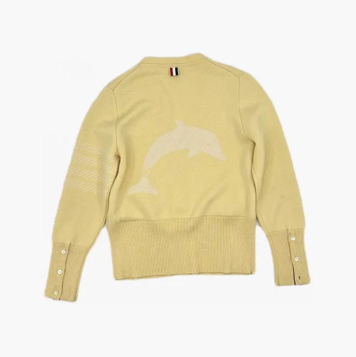 Thom Browne Thom Browne Yellow Knit Cardigan for All Size US M / EU 48-50 / 2 - 3 Thumbnail