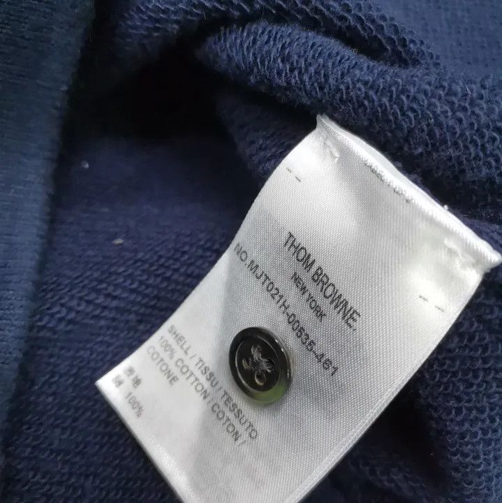 Thom Browne Thom Browne Classic Four Stripe Crewneck Sweatshirt Size US M / EU 48-50 / 2 - 4 Thumbnail