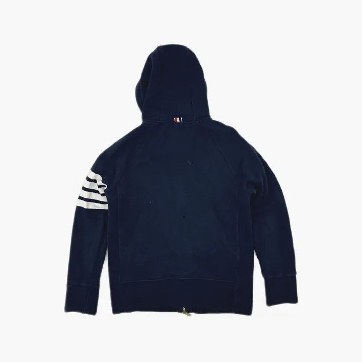 Thom Browne Thom Browne Classic Stripe Hooded Sweatshirt Size US M / EU 48-50 / 2 - 3 Thumbnail