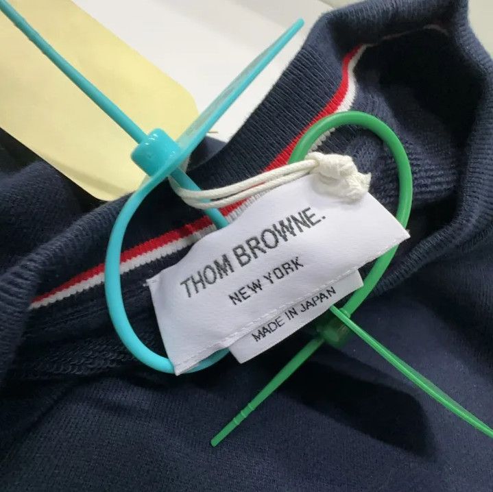 Thom Browne Thom Browne Classic Navy Blue Sweater Size US M / EU 48-50 / 2 - 2 Thumbnail