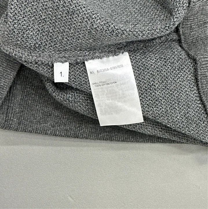 Thom Browne Thom Browne Gray Striped Long Sleeve Sweater Size US S / EU 44-46 / 1 - 4 Thumbnail