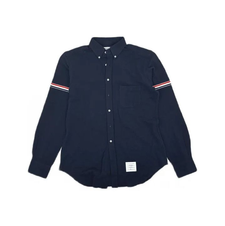 Thom Browne Thom Browne Long Sleeve Striped Shirt for Men Size US L / EU 52-54 / 3 - 2 Thumbnail