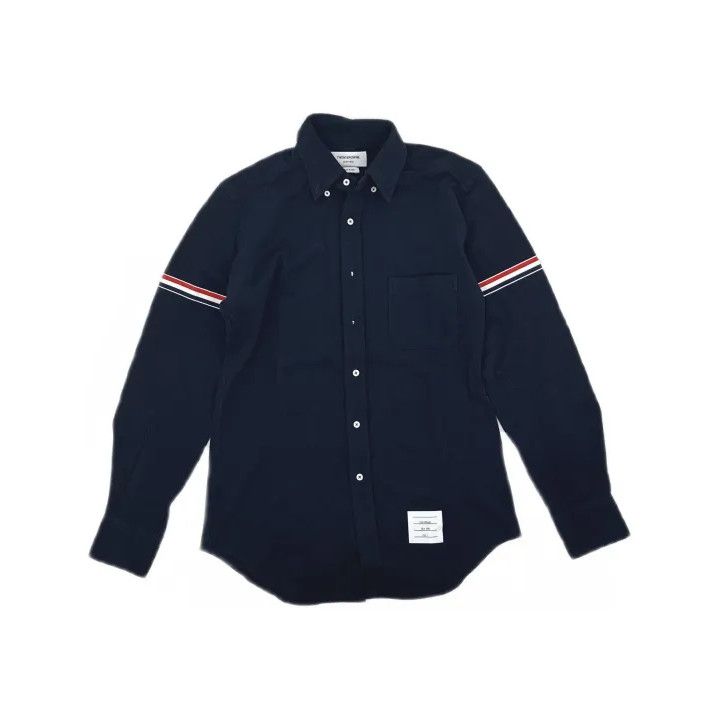Thom Browne Thom Browne Striped Long Sleeve Shirt for Men Size US S / EU 44-46 / 1 - 2 Thumbnail