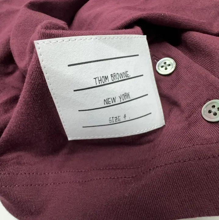 Thom Browne Thom Browne Classic Red Crewneck Sweatshirt Size US M / EU 48-50 / 2 - 5 Thumbnail