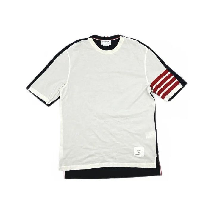 Thom Browne Thom Browne Striped Short Sleeve T-Shirt Size US S / EU 44-46 / 1 - 2 Thumbnail