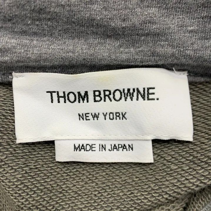 Thom Browne Thom Browne Classic Stripe Zip-Up Hoodie Size US M / EU 48-50 / 2 - 6 Thumbnail