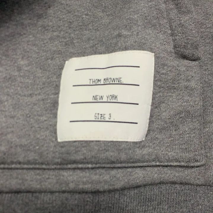 Thom Browne Thom Browne Classic Stripe Zip-Up Hoodie Size US M / EU 48-50 / 2 - 4 Thumbnail