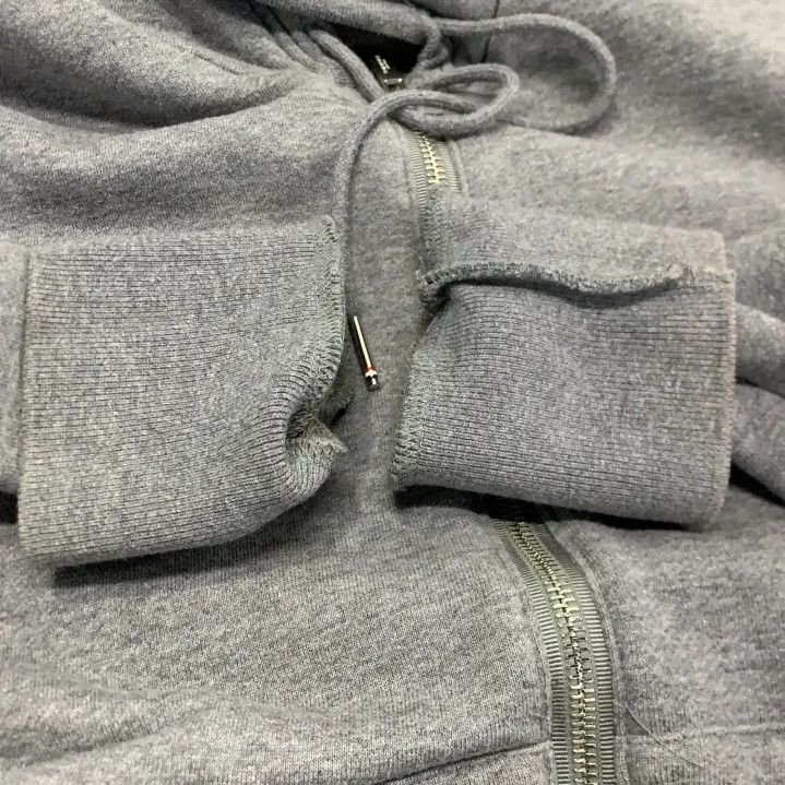 Thom Browne Thom Browne Classic Stripe Zip-Up Hoodie Size US M / EU 48-50 / 2 - 12 Thumbnail