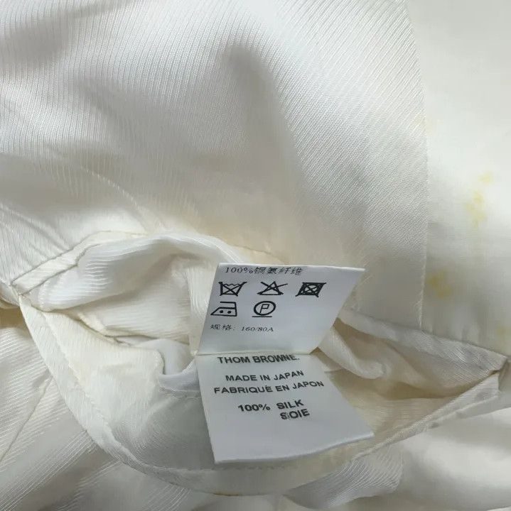 Thom Browne Thom Browne Casual One-Button Blazer in Beige Size US S / EU 44-46 / 1 - 6 Thumbnail