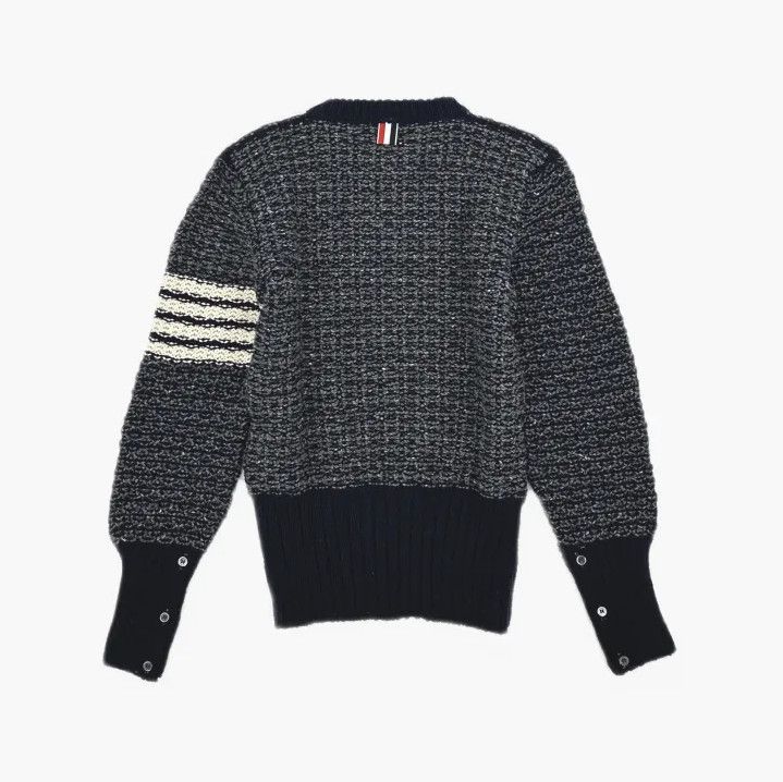 Thom Browne Thom Browne Navy Blue Striped Sweater Size US M / EU 48-50 / 2 - 3 Thumbnail