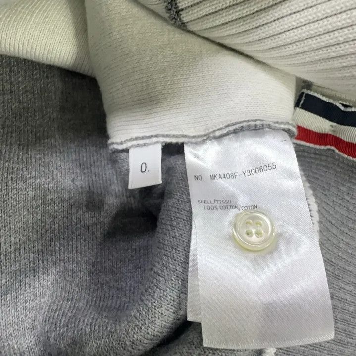 Thom Browne Thom Browne Gray Colorblock Knit Sweater Size US S / EU 44-46 / 1 - 4 Thumbnail