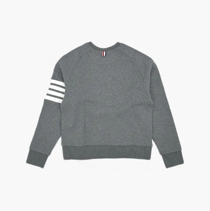 Thom Browne Thom Browne Classic Gray Long Sleeve Sweatshirt Size US S / EU 44-46 / 1 - 3 Thumbnail