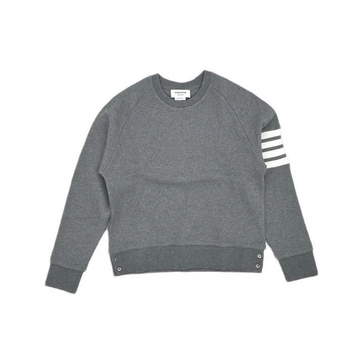 Thom Browne Thom Browne Classic Gray Long Sleeve Sweatshirt Size US S / EU 44-46 / 1 - 2 Thumbnail