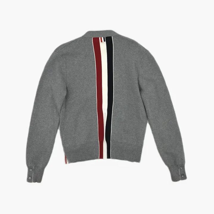 Thom Browne Thom Browne Gray Casual Knit Cardigan for Men Size US M / EU 48-50 / 2 - 3 Thumbnail