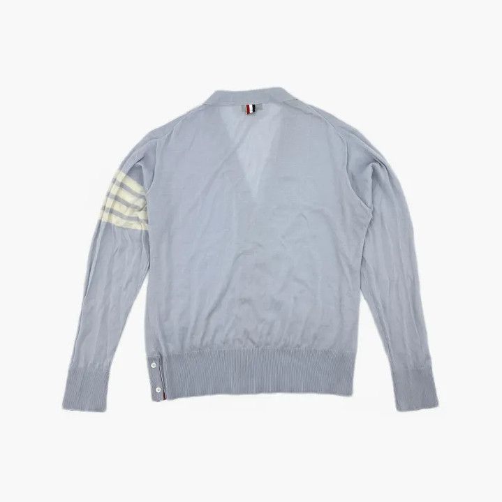 Thom Browne Thom Browne Blue Casual Knit Cardigan for Men Size US M / EU 48-50 / 2 - 3 Thumbnail