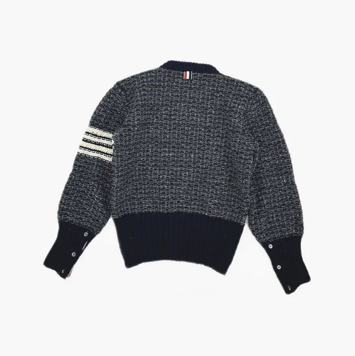 Thom Browne Thom Browne Navy Blue Striped Knit Sweater Size US M / EU 48-50 / 2 - 3 Thumbnail