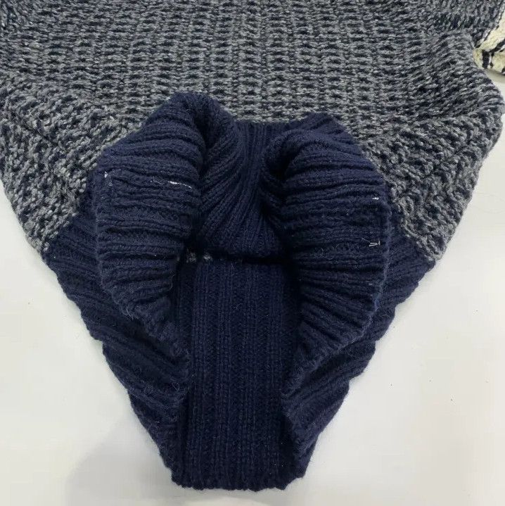 Thom Browne Thom Browne Navy Blue Striped Knit Sweater Size US M / EU 48-50 / 2 - 9 Thumbnail