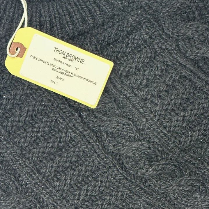 Thom Browne Thom Browne Knitted Striped Wool Sweater for Men Size US S / EU 44-46 / 1 - 3 Thumbnail