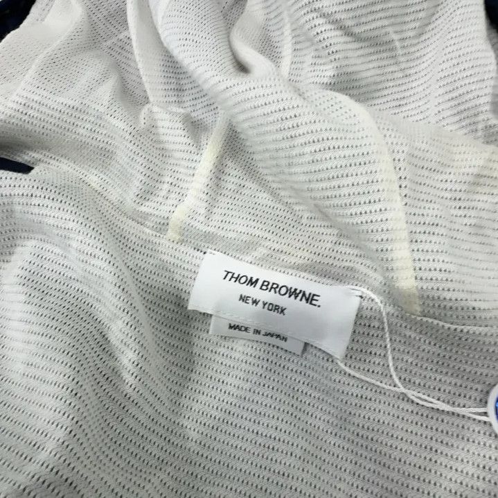 Thom Browne Thom Browne Navy Hooded Jacket for Men Size US M / EU 48-50 / 2 - 5 Thumbnail