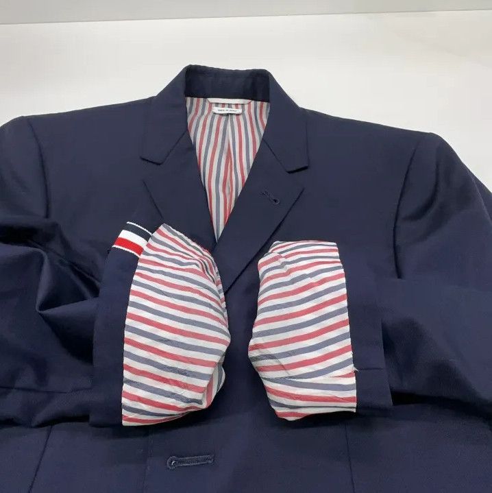 Thom Browne Thom Browne Casual Wool Blazer for Men Size US S / EU 44-46 / 1 - 11 Thumbnail