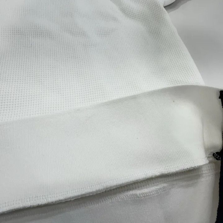 Thom Browne Thom Browne Classic Crewneck Waffle Knit White Sweatshirt Size US S / EU 44-46 / 1 - 8 Thumbnail