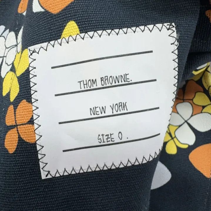 Thom Browne Thom Browne Floral Print Long Sleeve Jacket Size US M / EU 48-50 / 2 - 5 Thumbnail