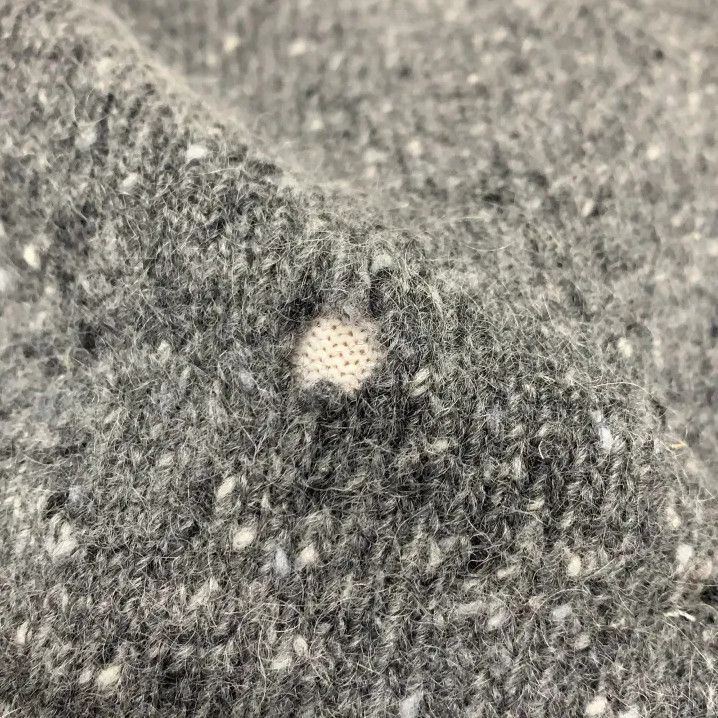 Thom Browne Thom Browne Gray Textured Wool Sweater for Men Size US M / EU 48-50 / 2 - 6 Thumbnail