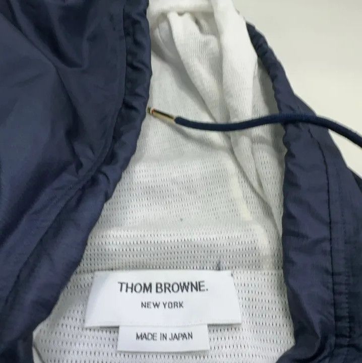 Thom Browne Thom Browne Navy Hooded Long Sleeve Jacket Size US S / EU 44-46 / 1 - 6 Thumbnail