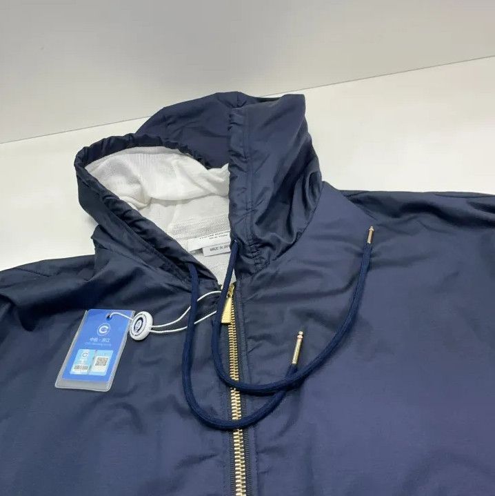 Thom Browne Thom Browne Navy Hooded Long Sleeve Jacket Size US S / EU 44-46 / 1 - 9 Thumbnail