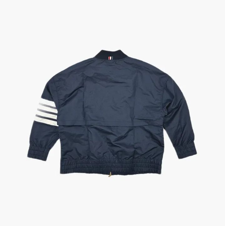 Thom Browne Thom Browne Classic Zip Jacket with Stripes Size US M / EU 48-50 / 2 - 3 Thumbnail