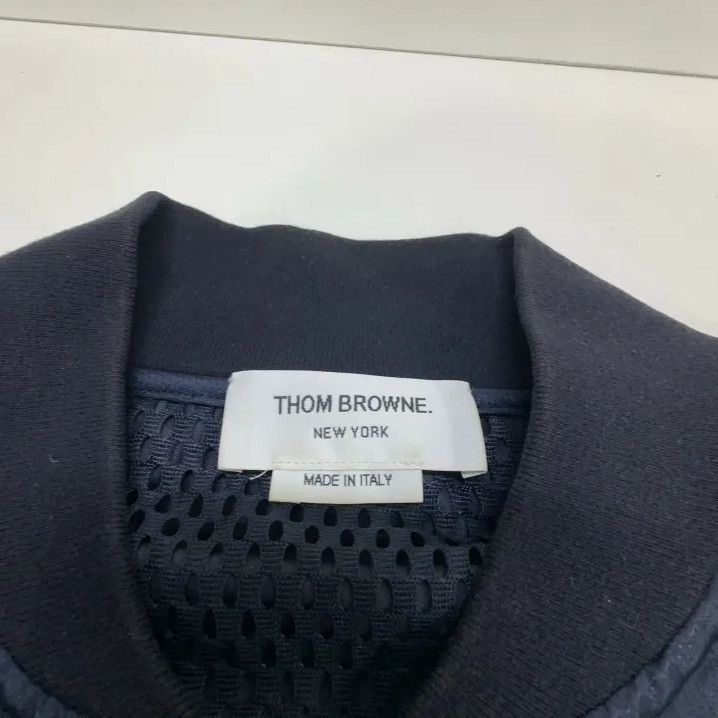 Thom Browne Thom Browne Classic Zip Jacket with Stripes Size US M / EU 48-50 / 2 - 4 Thumbnail