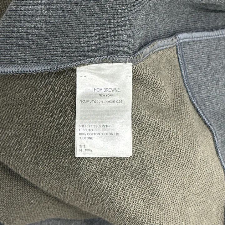 Thom Browne Thom Browne Classic Zip-Up Hoodie in Grey Size US L / EU 52-54 / 3 - 4 Thumbnail