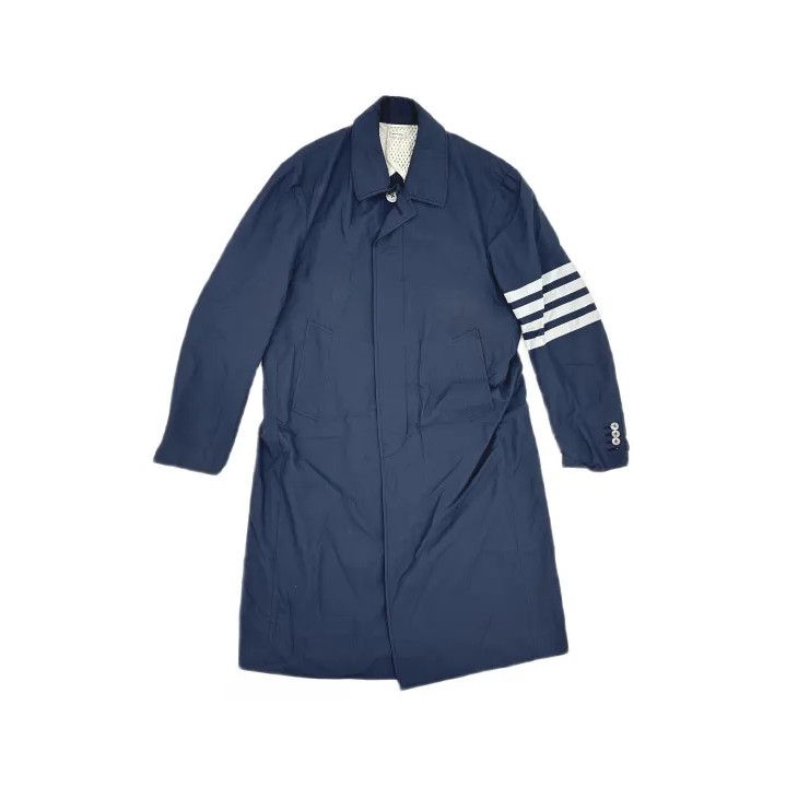 Thom Browne Thom Browne Striped Long Coat for Men Size US S / EU 44-46 / 1 - 2 Thumbnail