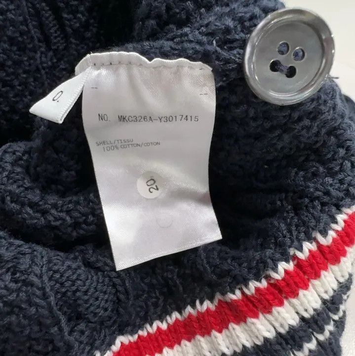 Thom Browne Thom Browne V-Neck Knitwear with Stripes Size US M / EU 48-50 / 2 - 7 Thumbnail