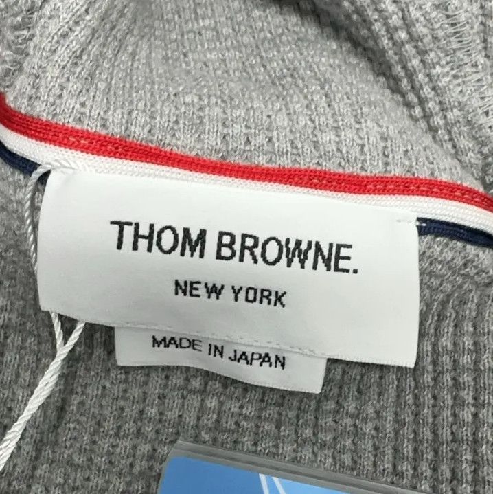 Thom Browne Thom Browne Gray Zip-Up Hooded Jacket Size US S / EU 44-46 / 1 - 5 Thumbnail