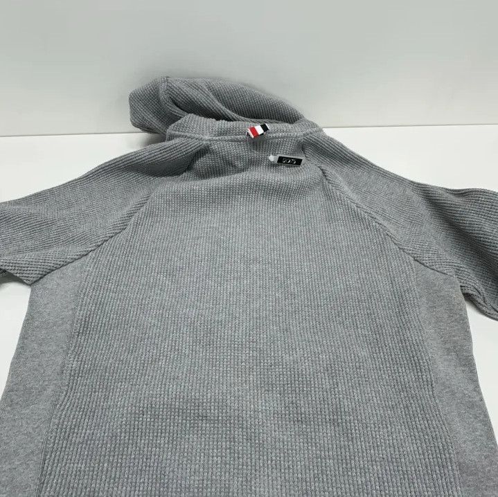 Thom Browne Thom Browne Gray Zip-Up Hooded Jacket Size US S / EU 44-46 / 1 - 13 Thumbnail