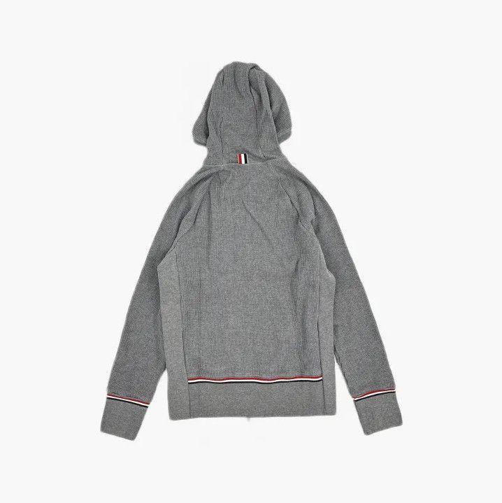 Thom Browne Thom Browne Gray Hooded Zip Jacket Size US M / EU 48-50 / 2 - 3 Thumbnail