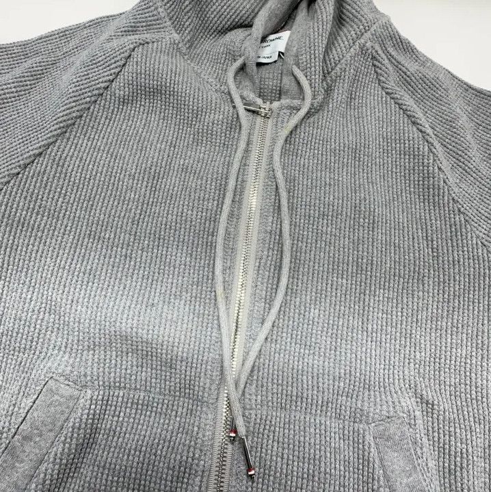 Thom Browne Thom Browne Gray Hooded Zip Jacket Size US M / EU 48-50 / 2 - 8 Thumbnail