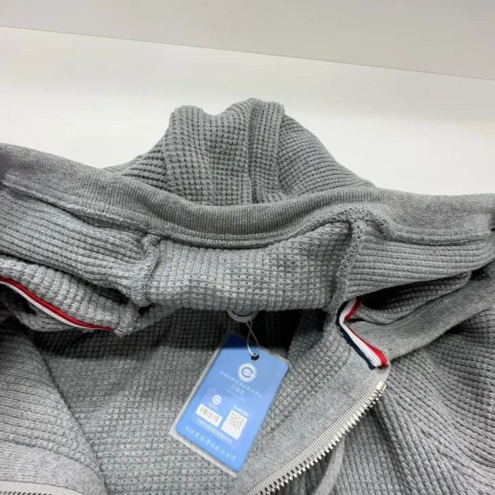 Thom Browne Thom Browne Gray Hooded Zip Jacket Size US M / EU 48-50 / 2 - 7 Thumbnail
