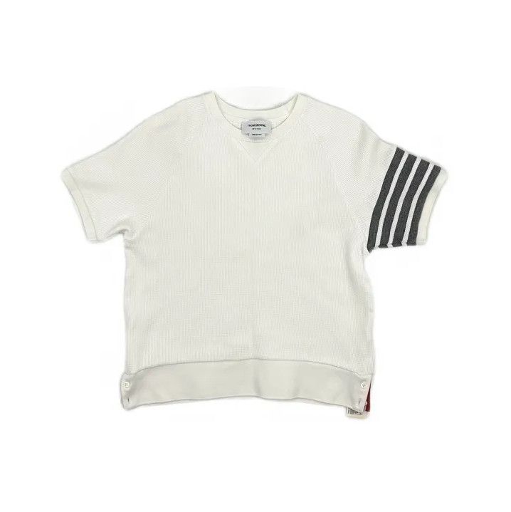 Thom Browne Thom Browne White Short Sleeve T-Shirt Size US M / EU 48-50 / 2 - 2 Thumbnail
