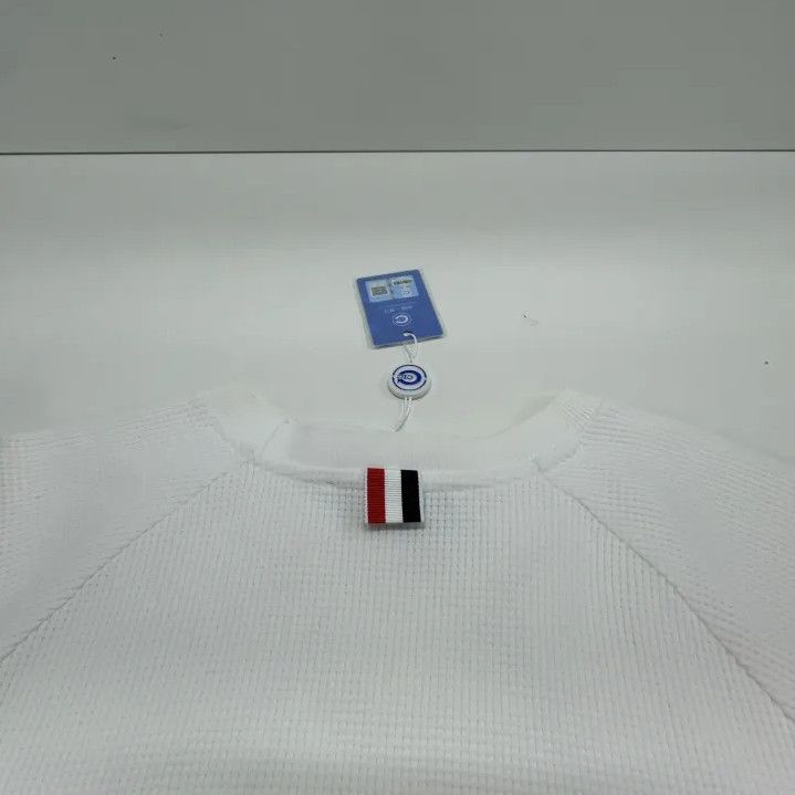 Thom Browne Thom Browne White Short Sleeve T-Shirt Size US M / EU 48-50 / 2 - 12 Thumbnail