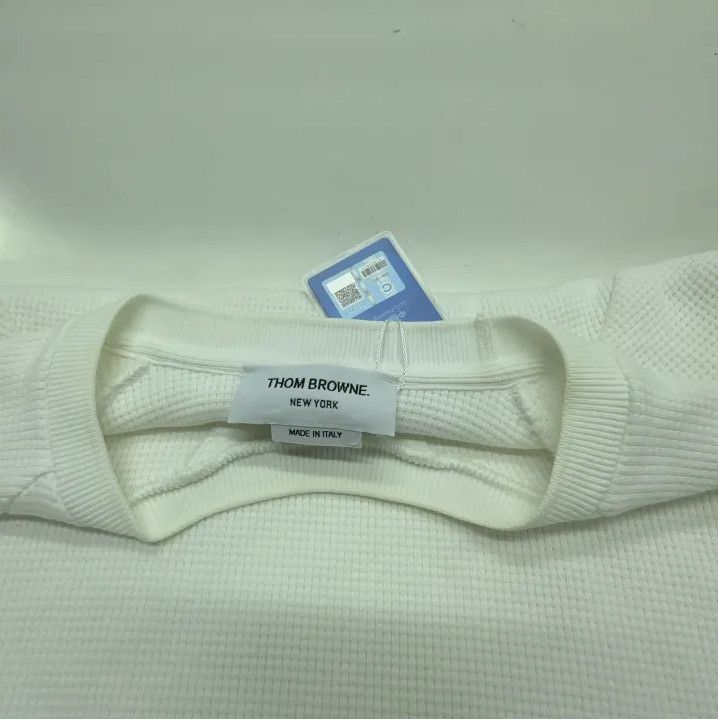 Thom Browne Thom Browne White Short Sleeve T-Shirt Size US M / EU 48-50 / 2 - 7 Thumbnail