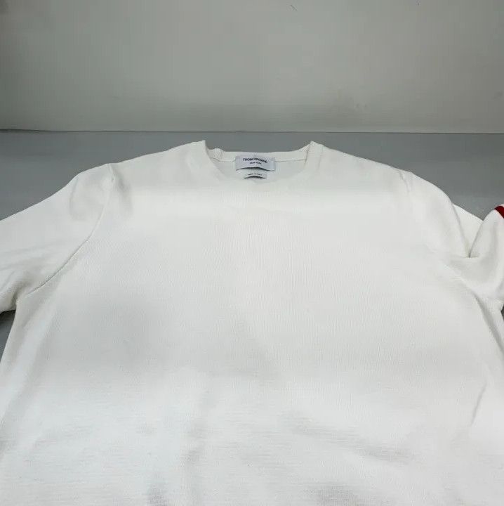 Thom Browne Thom Browne Classic Stripe Crewneck Sweater for Men Size US S / EU 44-46 / 1 - 8 Thumbnail