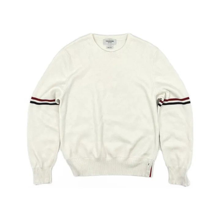 Thom Browne Thom Browne Classic Stripe Crewneck Sweater for Men Size US S / EU 44-46 / 1 - 2 Thumbnail