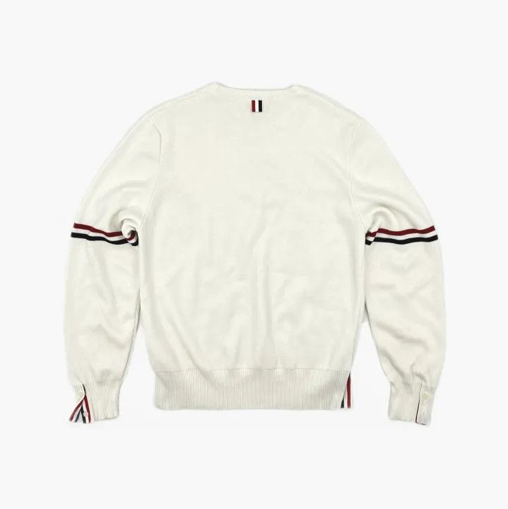 Thom Browne Thom Browne Classic Stripe Crewneck Sweater for Men Size US S / EU 44-46 / 1 - 3 Thumbnail