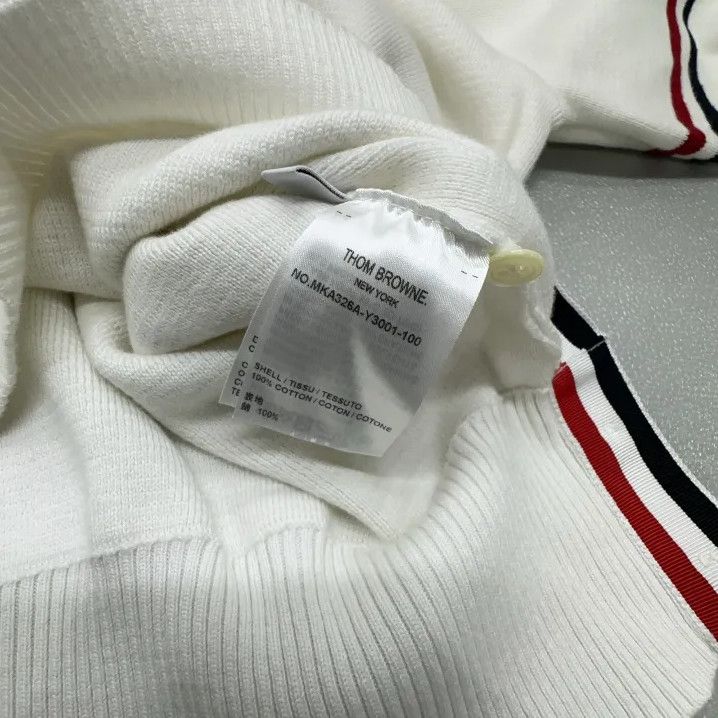 Thom Browne Thom Browne Classic Stripe Crewneck Sweater for Men Size US S / EU 44-46 / 1 - 4 Thumbnail